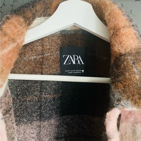 Zara cropped wool plaid jacket - Picture 2 of 4